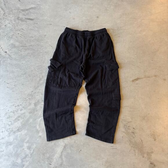 American Vintage Other - y2k vintage black baggy cargo sweatpants